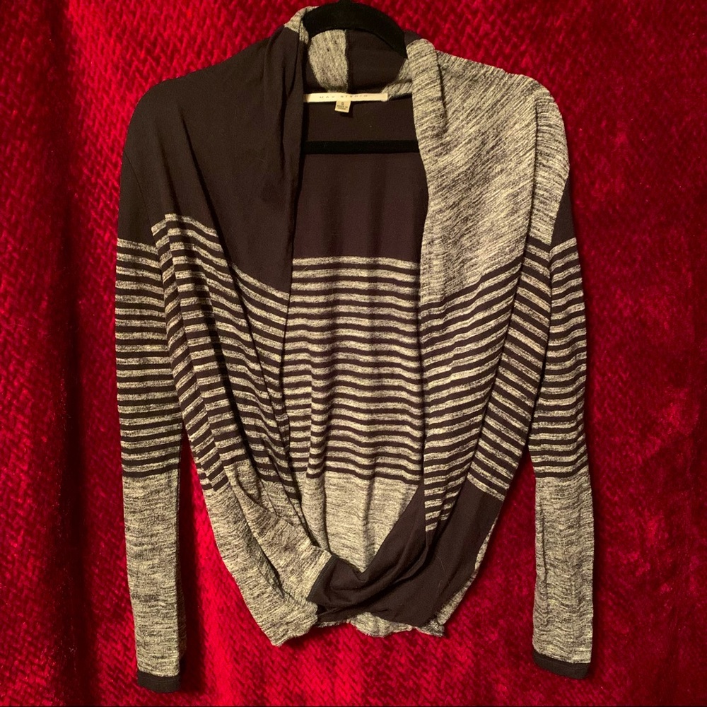 Max studio draped neck top